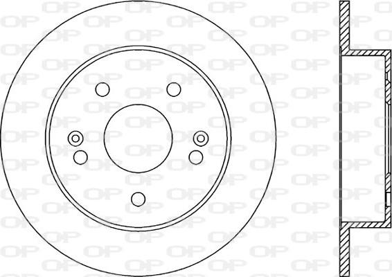 Open Parts BDR2018.10 - Тормозной диск autosila-amz.com
