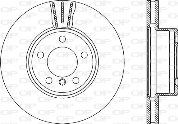 Open Parts BDR2196.20 - Тормозной диск autosila-amz.com