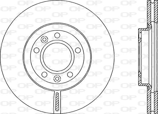 Open Parts BDR2158.20 - Тормозной диск autosila-amz.com