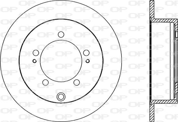 Open Parts BDR2189.10 - Тормозной диск autosila-amz.com