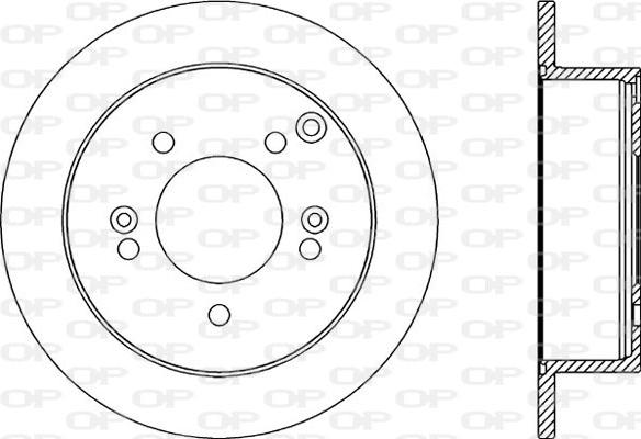 Open Parts BDR2182.10 - Тормозной диск autosila-amz.com