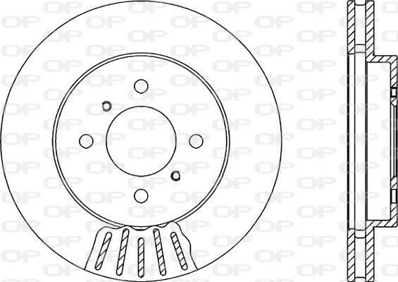 Open Parts BDR2123.20 - Тормозной диск autosila-amz.com