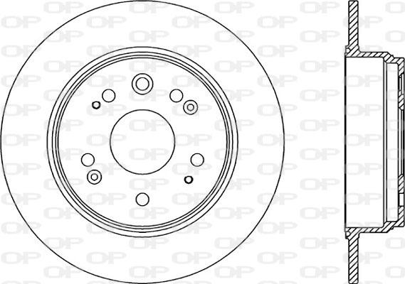 Open Parts BDR2171.10 - Тормозной диск autosila-amz.com