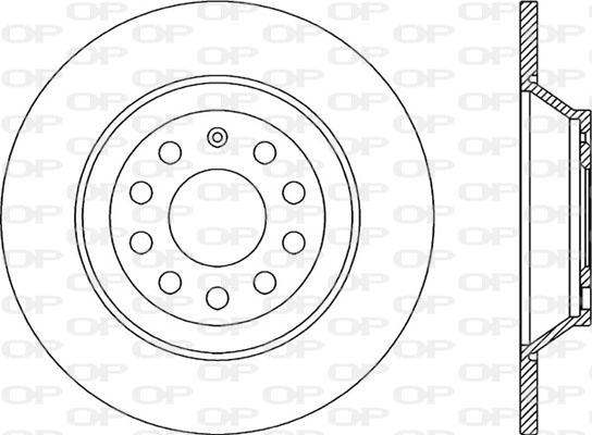 Open Parts BDR2178.10 - Тормозной диск autosila-amz.com