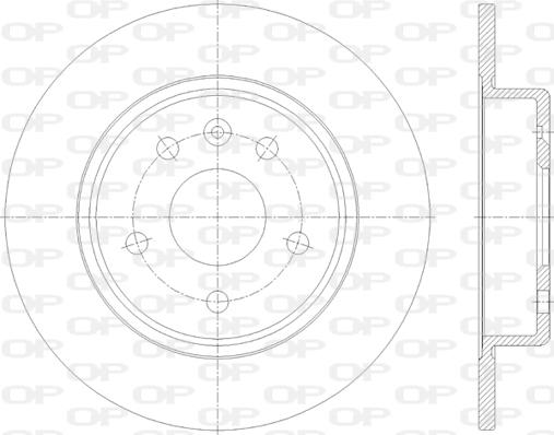 Open Parts BDR2815.10 - Тормозной диск autosila-amz.com