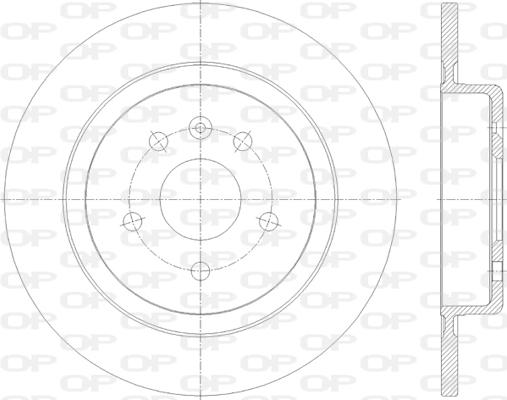 Open Parts BDR2816.10 - Тормозной диск autosila-amz.com