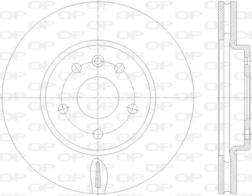 Open Parts BDR2813.20 - Тормозной диск autosila-amz.com