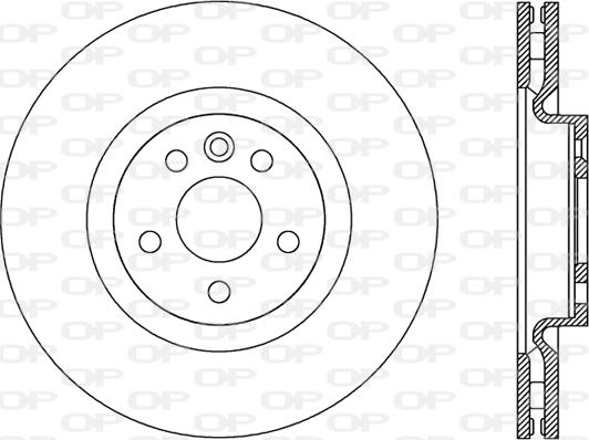 Open Parts BDR2812.10 - Тормозной диск autosila-amz.com