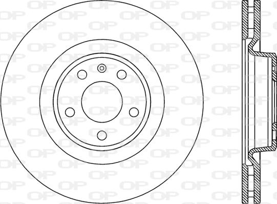 Open Parts BDR2817.20 - Тормозной диск autosila-amz.com