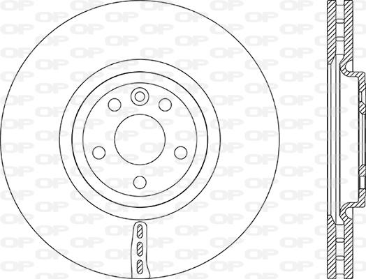 Open Parts BDR2884.20 - Тормозной диск autosila-amz.com