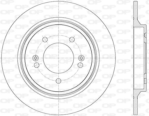 Open Parts BDR2839.10 - Тормозной диск autosila-amz.com