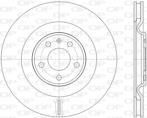 Open Parts BDR2822.20 - Тормозной диск autosila-amz.com