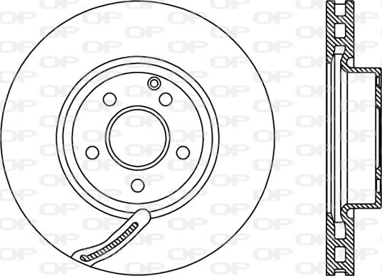 Open Parts BDR2392.20 - Тормозной диск autosila-amz.com
