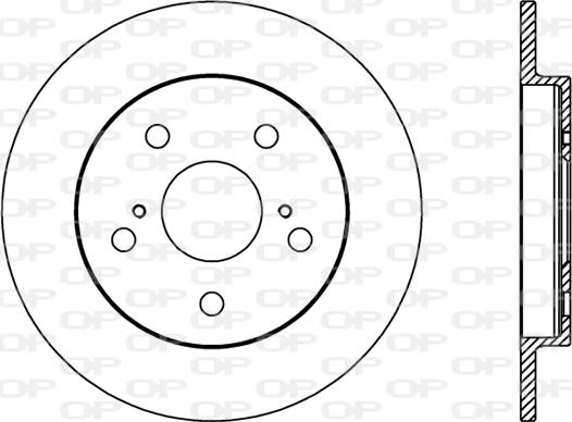 Open Parts BDR2397.10 - Тормозной диск autosila-amz.com