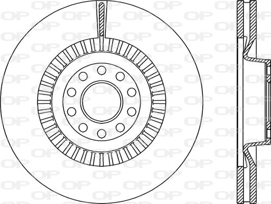 Open Parts BDR2348.20 - Тормозной диск autosila-amz.com