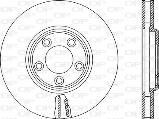 Open Parts BDR2357.20 - Тормозной диск autosila-amz.com