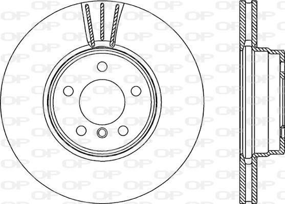 Open Parts BDR2361.20 - Тормозной диск autosila-amz.com