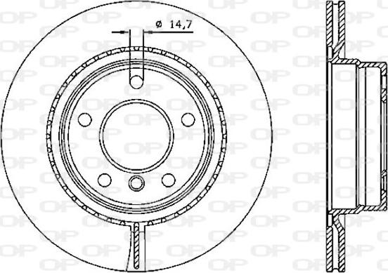 Open Parts BDR2334.20 - Тормозной диск autosila-amz.com