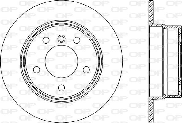 Open Parts BDR2330.10 - Тормозной диск autosila-amz.com