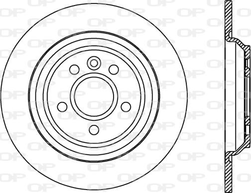 Open Parts BDR2379.10 - Тормозной диск autosila-amz.com