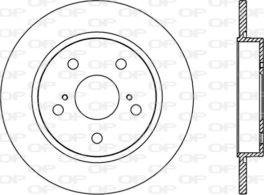Open Parts BDR2378.10 - Тормозной диск autosila-amz.com