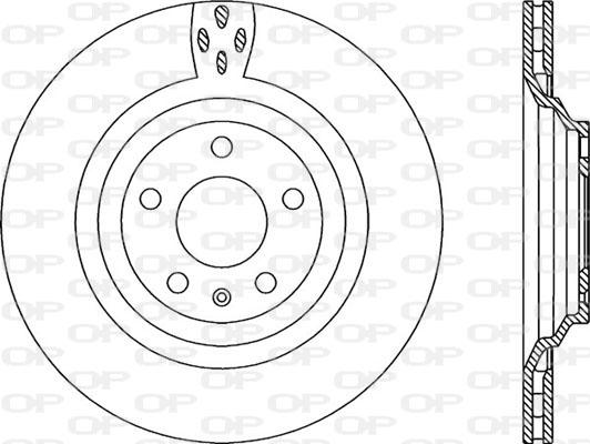 Open Parts BDR2201.20 - Тормозной диск autosila-amz.com