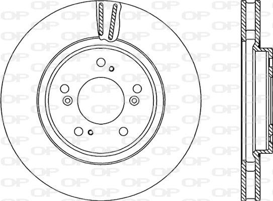 Open Parts BDR2202.20 - Тормозной диск autosila-amz.com