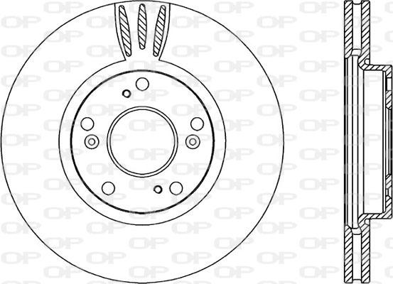 Open Parts BDR2226.20 - Тормозной диск autosila-amz.com