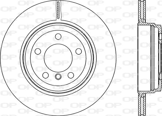 Open Parts BDR2221.20 - Тормозной диск autosila-amz.com
