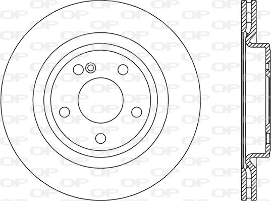 Open Parts BDR2799.20 - Тормозной диск autosila-amz.com