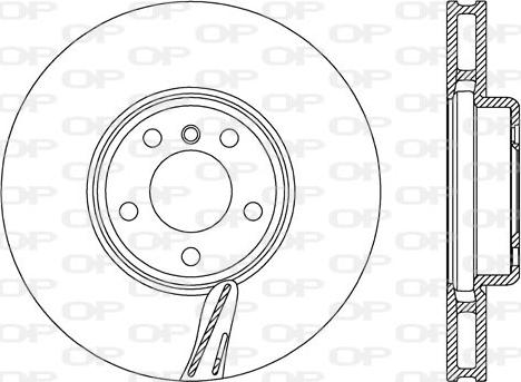 Open Parts BDR2745.20 - Тормозной диск autosila-amz.com