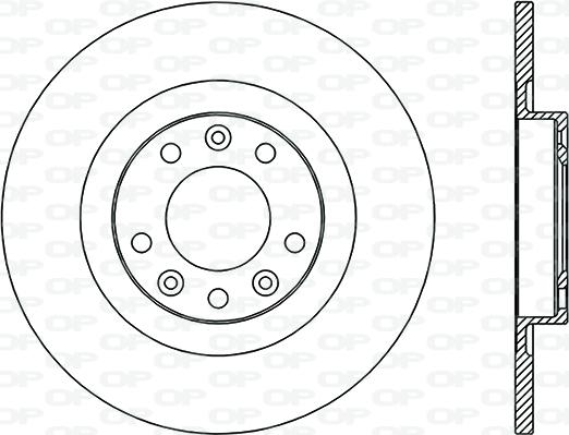 Open Parts BDR2741.10 - Тормозной диск autosila-amz.com