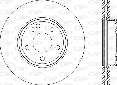 Open Parts BDR2701.20 - Тормозной диск autosila-amz.com