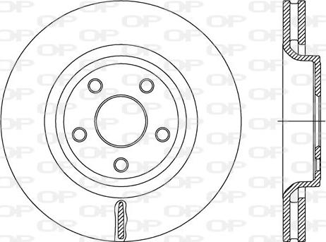 Open Parts BDR2712.20 - Тормозной диск autosila-amz.com