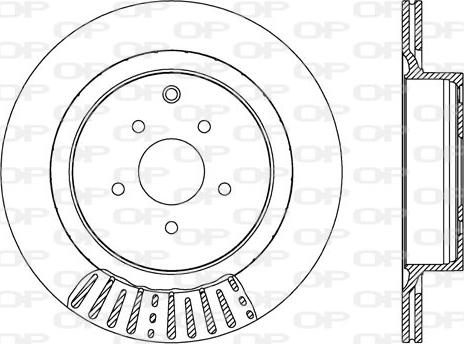 Open Parts BDR2780.20 - Тормозной диск autosila-amz.com