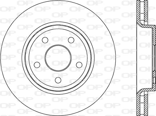 Open Parts BDR2782.20 - Тормозной диск autosila-amz.com