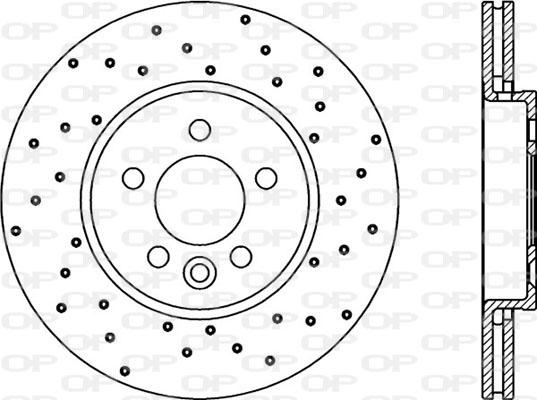 Open Parts BDRS1900.25 - Тормозной диск autosila-amz.com