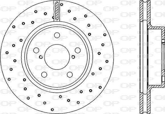 Open Parts BDRS1491.25 - Тормозной диск autosila-amz.com