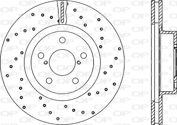 Open Parts BDRS1493.25 - Тормозной диск autosila-amz.com