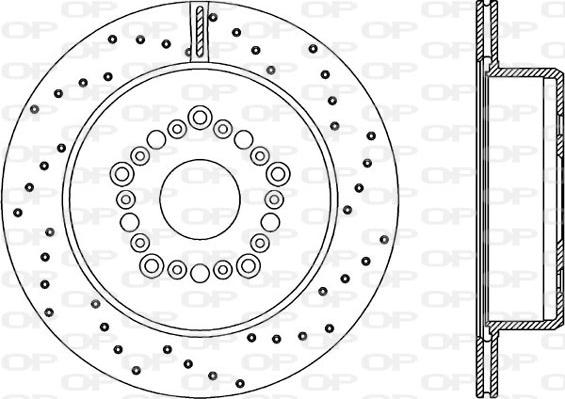 Open Parts BDRS1568.25 - Тормозной диск autosila-amz.com