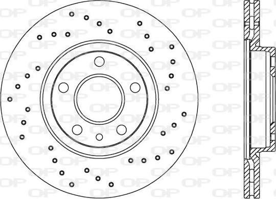 Open Parts BDRS1664.25 - Тормозной диск autosila-amz.com