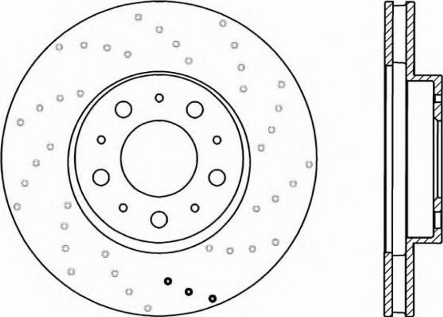 Open Parts BDRS1614.25 - Тормозной диск autosila-amz.com