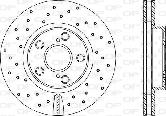 Open Parts BDRS1874.25 - Тормозной диск autosila-amz.com