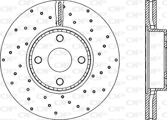 Open Parts BDRS2155.25 - Тормозной диск autosila-amz.com