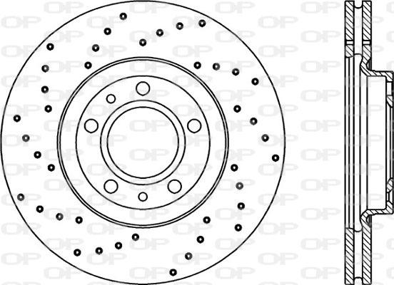 Open Parts BDRS2158.25 - Тормозной диск autosila-amz.com