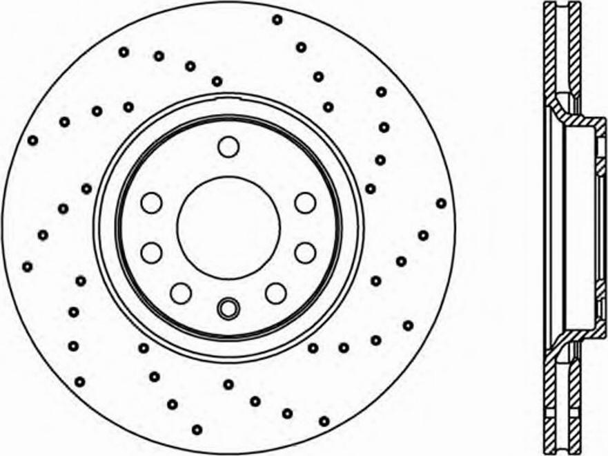 Open Parts BDRS2301.25 - Тормозной диск autosila-amz.com