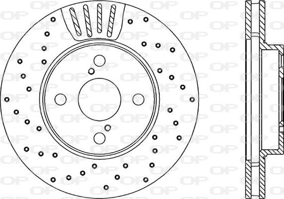 Open Parts BDRS2292.25 - Тормозной диск autosila-amz.com