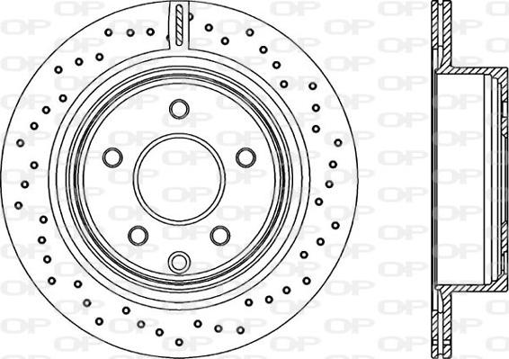 Open Parts BDRS2208.25 - Тормозной диск autosila-amz.com