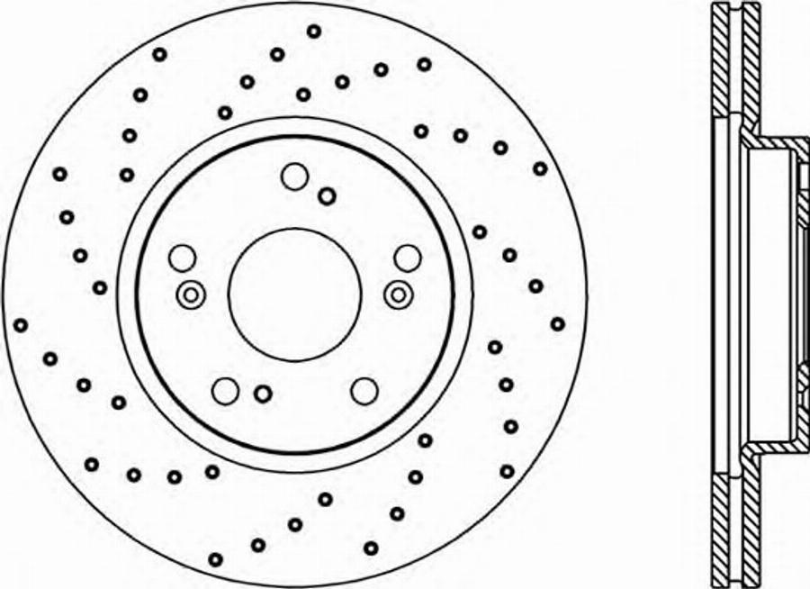 Open Parts BDRS2218.25 - Тормозной диск autosila-amz.com