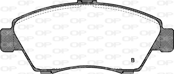 Open Parts BPA0418.02 - Тормозные колодки, дисковые, комплект autosila-amz.com